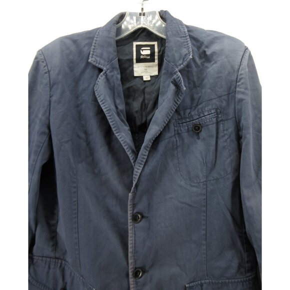 G Star Raw Jacket 48 Blazer Utility Chore Coat Herringbone Workwear - Picture 2 of 16